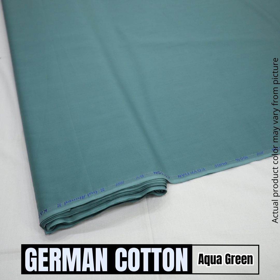 German Cotton - Aqua Green (1887-005)