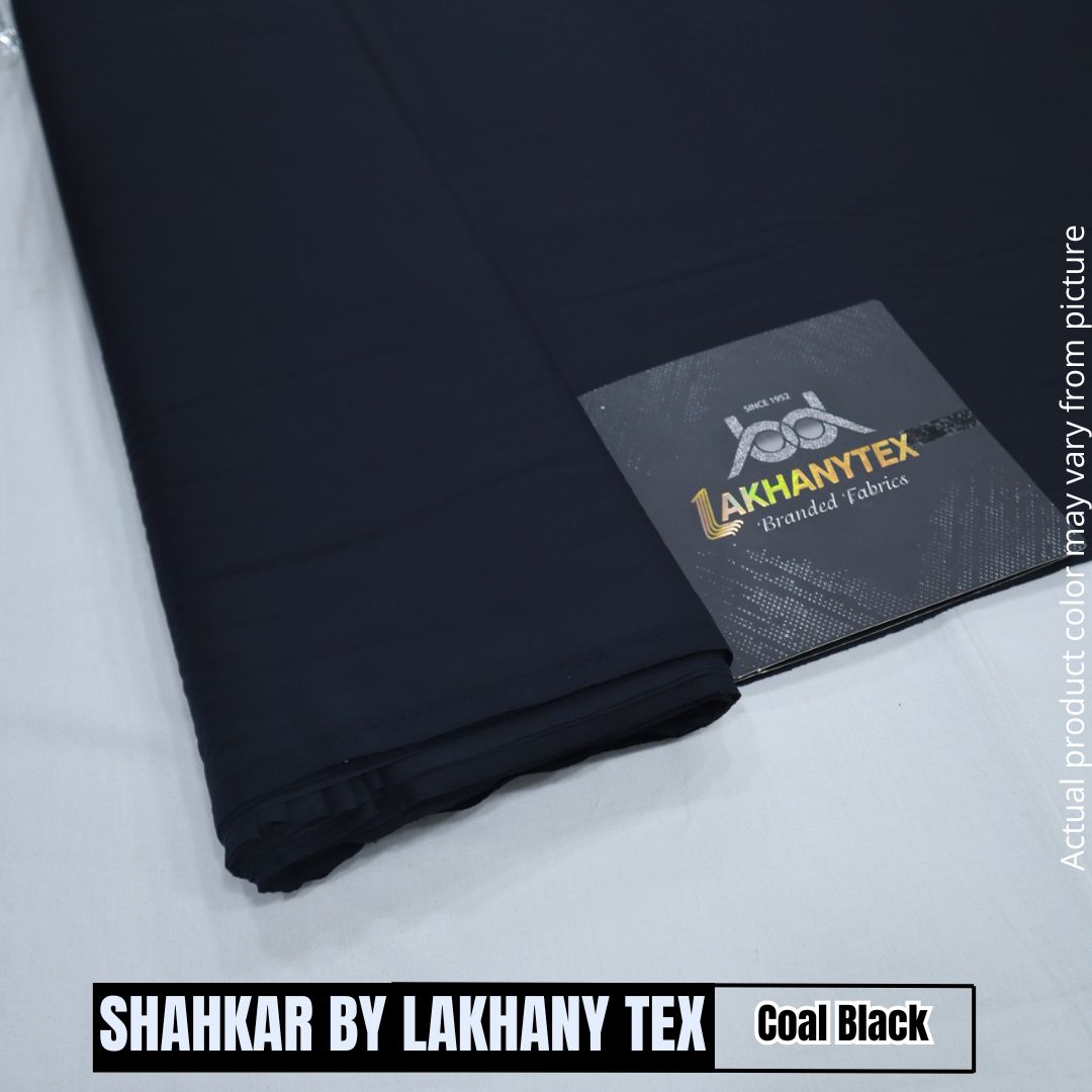 Shahkar by Lakhany Tex - Coal Black (1945-002)