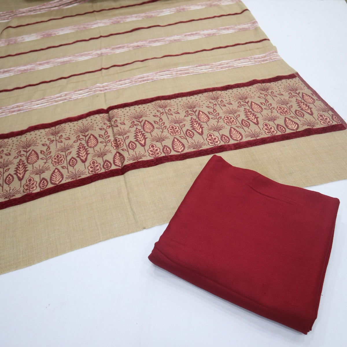 Dhanak with Fancy Wool Shawal (1980-005)