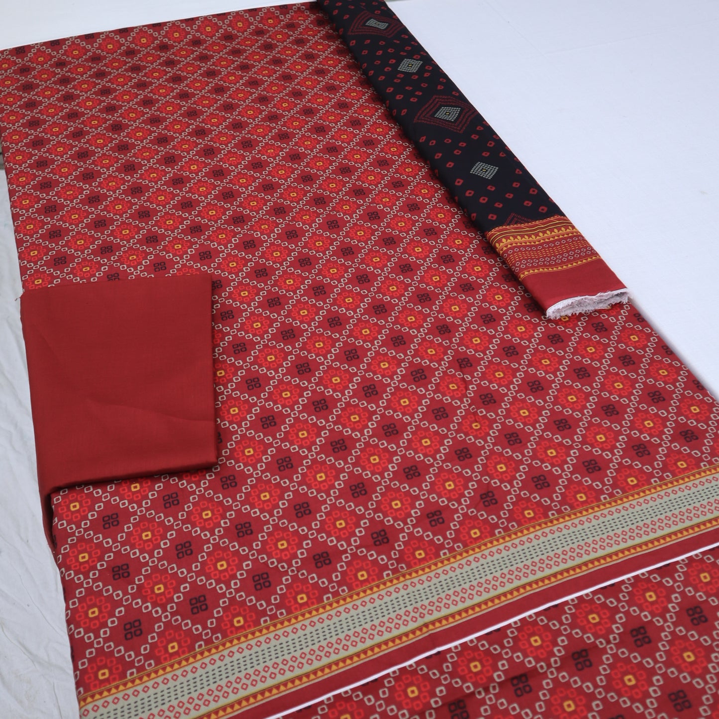Bin Saeed Digital Lawn 3 Piece (1269-243)