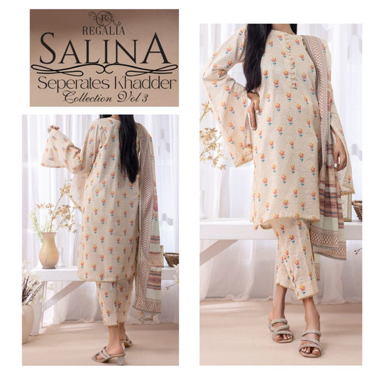 Salina Khaddar Vol # 3 SKU (1402-002) Regalia