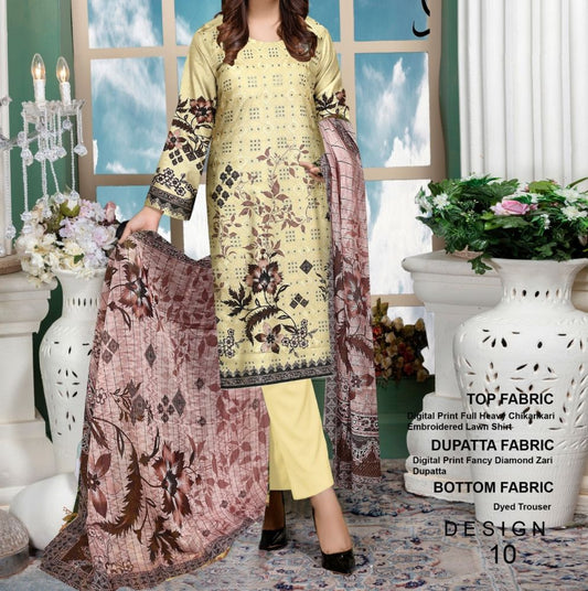 Bareeze Eid Collection Chikenkari (1294-004)