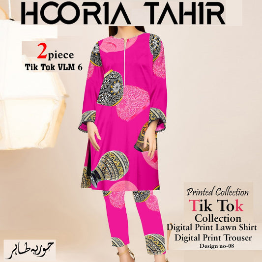 Same Print Shalwar Kameez (1345-008) Hooria Tahir