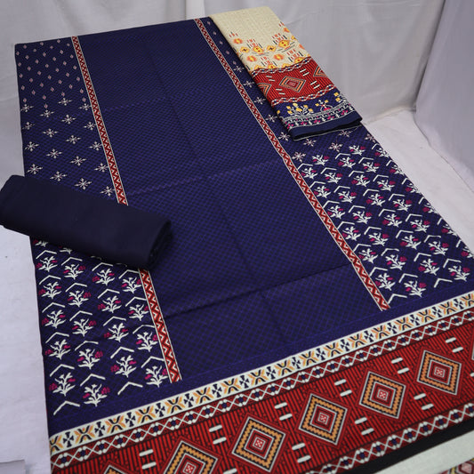 Digital Khaddar with Khaddar Shawl (1379-014)