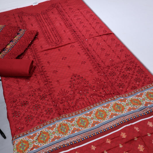 Cutwork Lawn (1245-075) Bin Saeed
