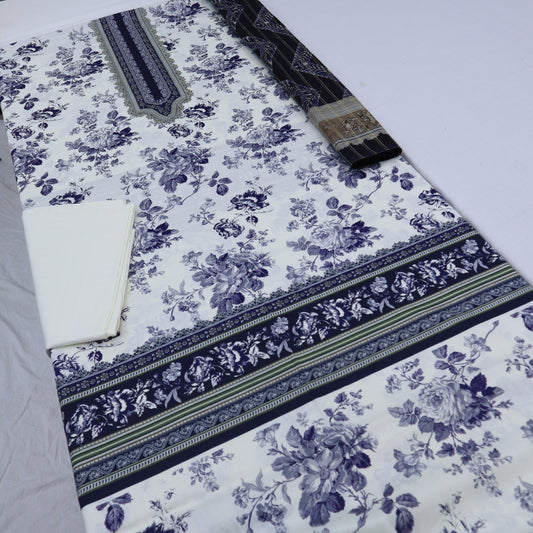 Bin Saeed Digital Lawn 3 Piece (1269-226)