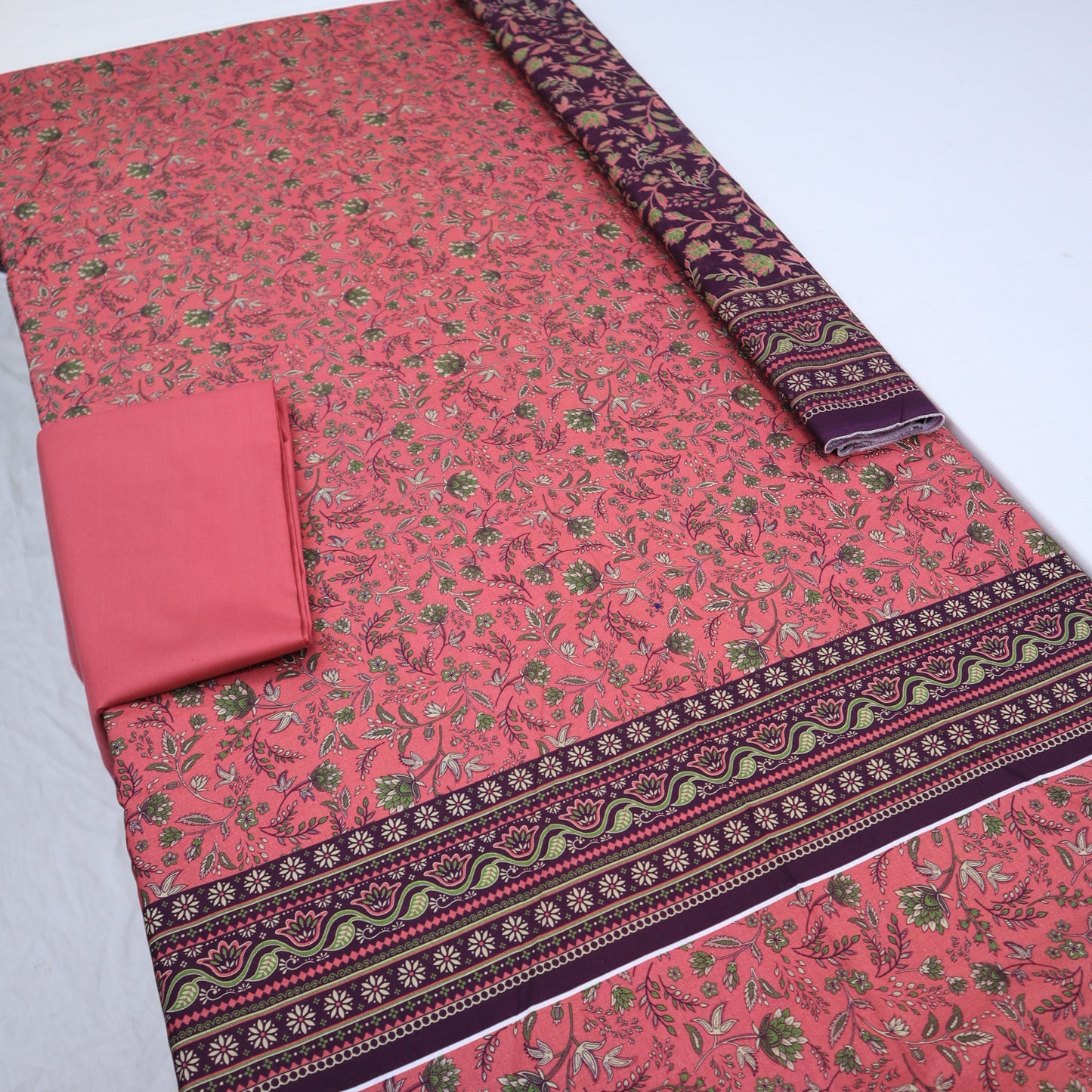 Bin Saeed Digital Lawn 3 Piece (1269-254)