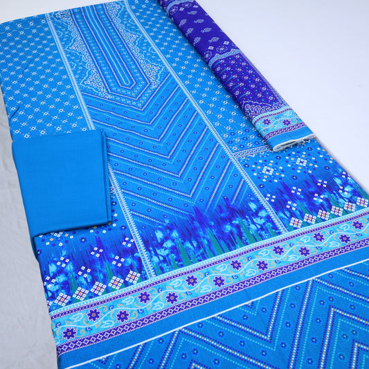 Bin Saeed Digital Lawn 3 Piece (1269-255)