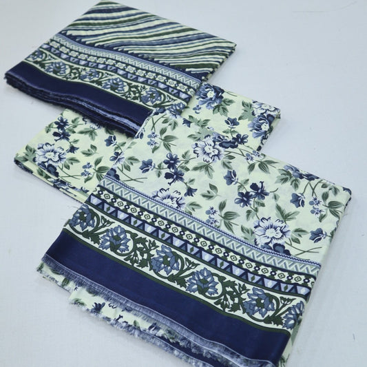 Bin Saeed Digital Lawn 3 Piece (1269-361)