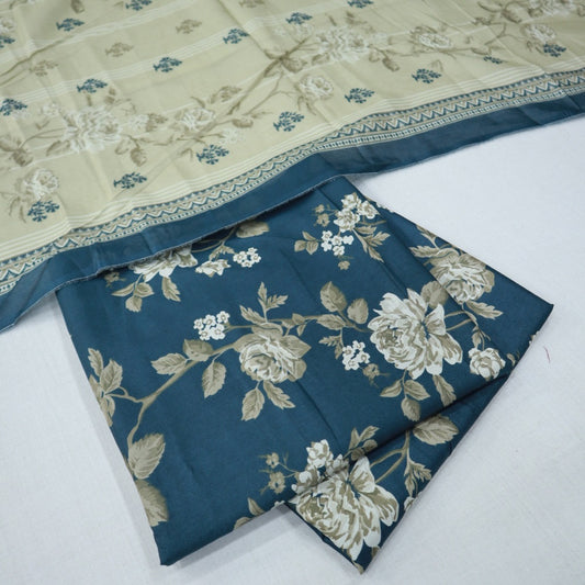 Bin Saeed Digital Lawn 3 Piece (1269-424)