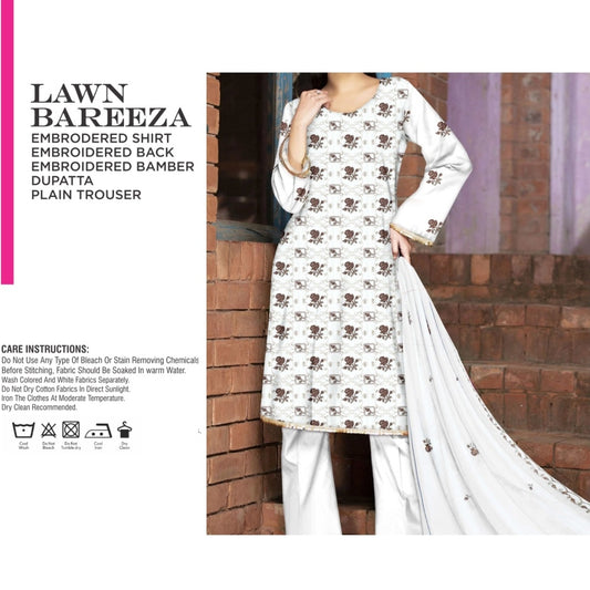 Bareeza EMB Bamber Dupatta (1340-001)