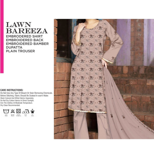 Bareeza EMB Bamber Dupatta (1340-004)