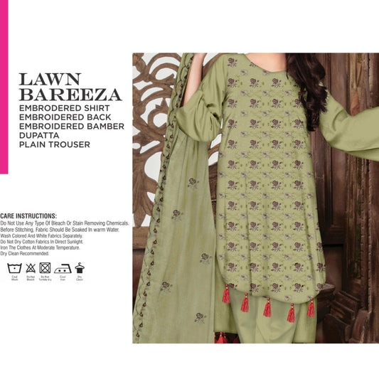 Bareeza EMB Bamber Dupatta (1340-006)