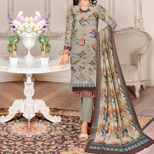 Lawn Daman Boring (1342-001) Fatima's Collection