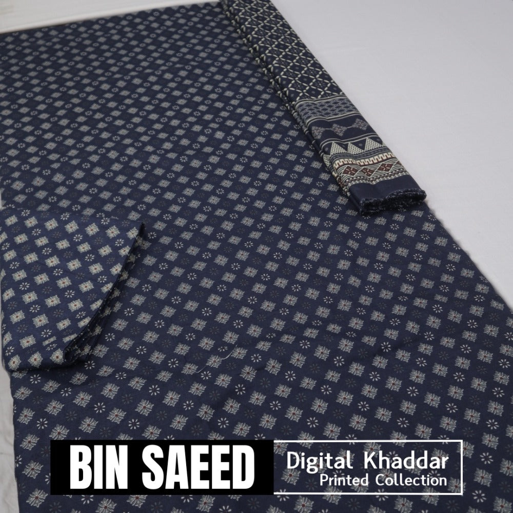 Bin Saeed Digital Khaddar 3 Piece (1375-190)