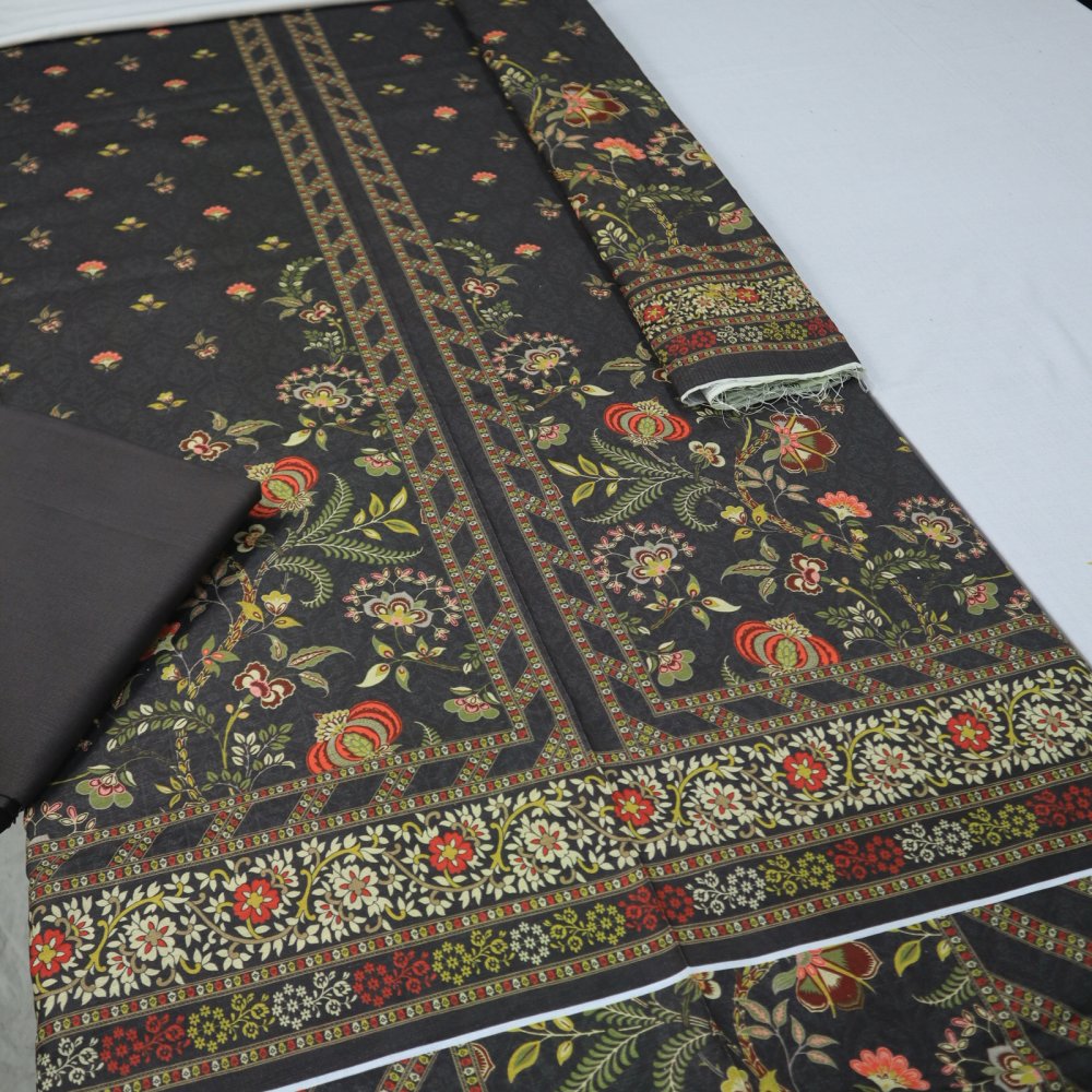 Bin Saeed Digital Khaddar 3 Piece (1375-206)