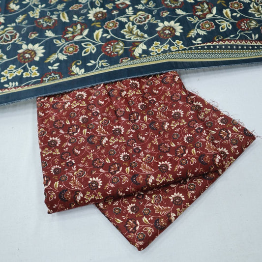 Bin Saeed Digital Khaddar 3 Piece (1375-242)