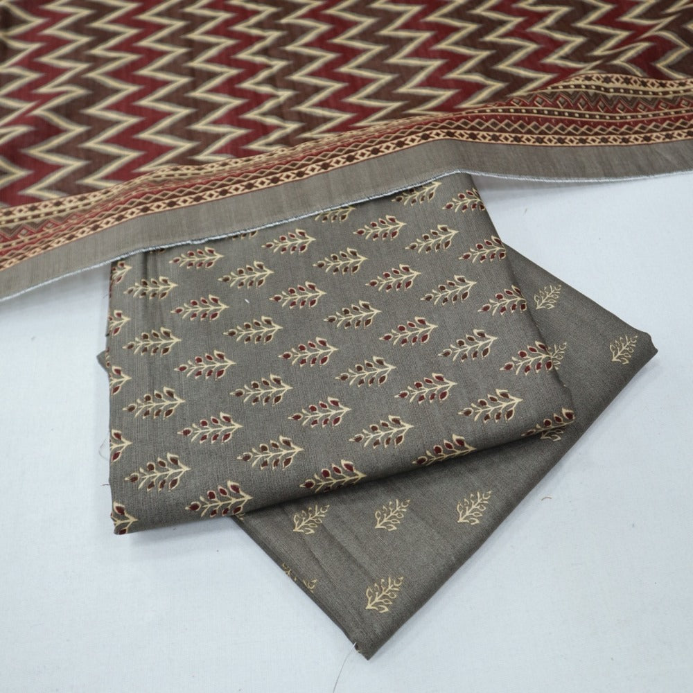 Bin Saeed Digital Khaddar 3 Piece (1375-252)