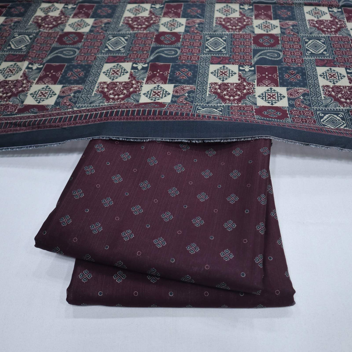 Bin Saeed Digital Khaddar 3 Piece (1375-369)
