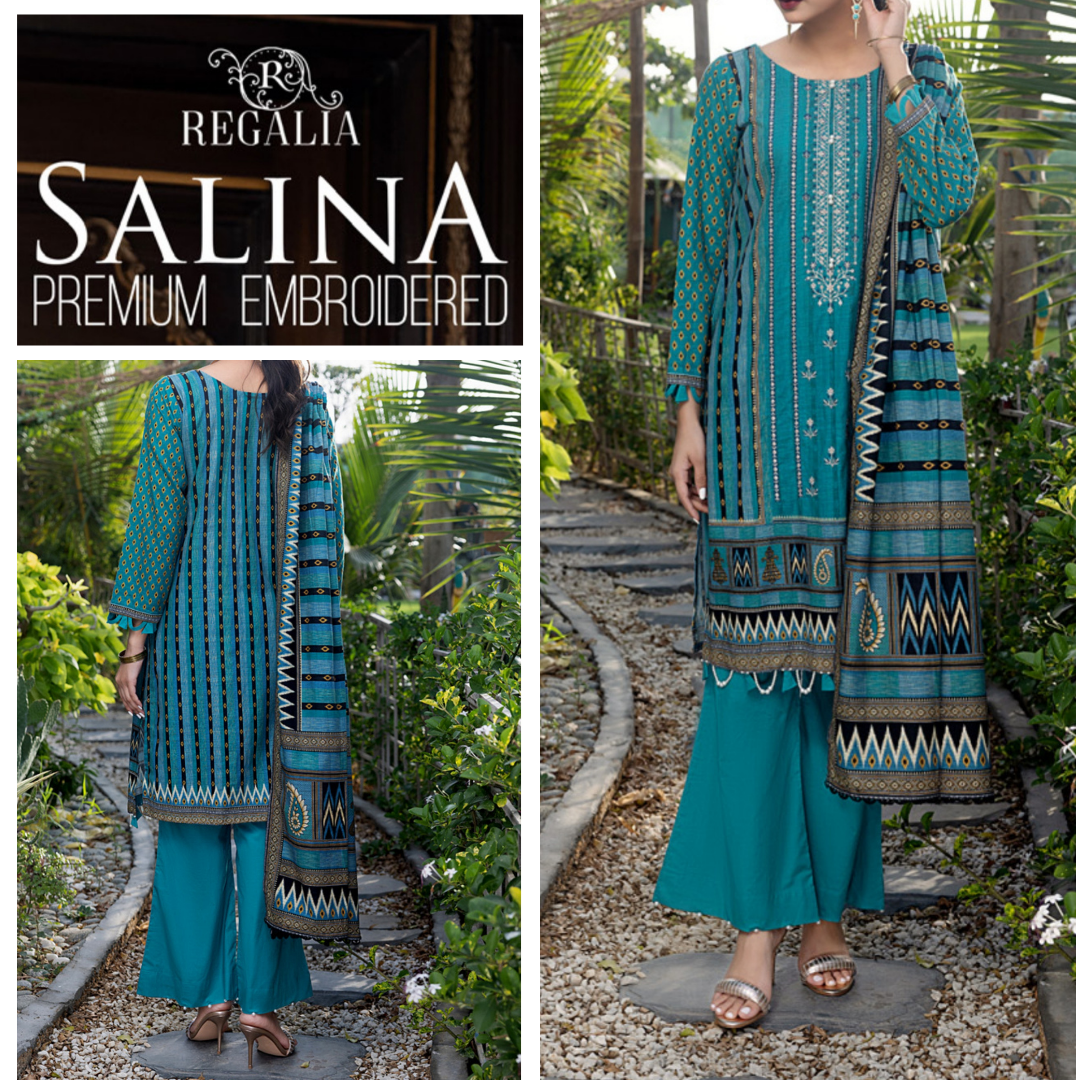 Salina Premium EMB Khaddar (1406-008) Regalia