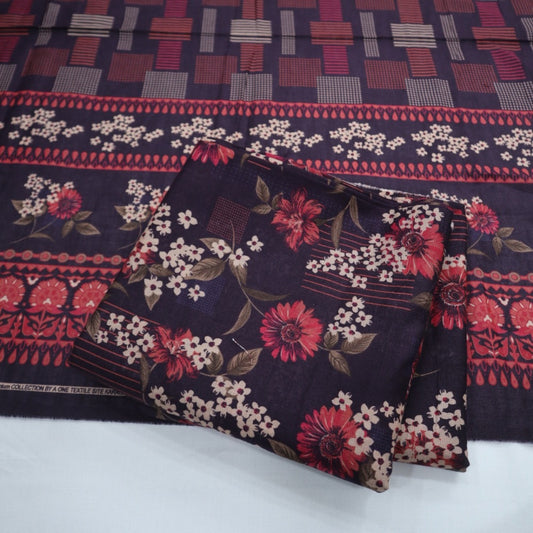 Safina Digital Khaddar 3 Piece (1410-090)