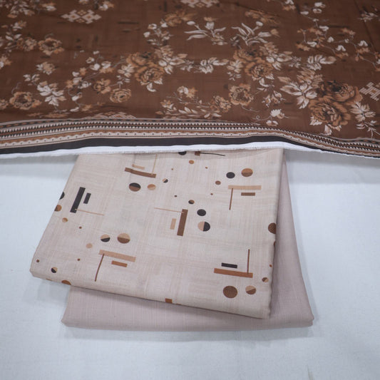 Safina Digital Khaddar 3 Piece (1410-152)