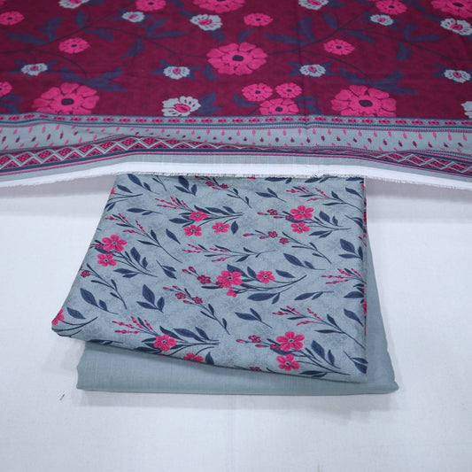 Safina Digital Khaddar 3 Piece (1410-154)