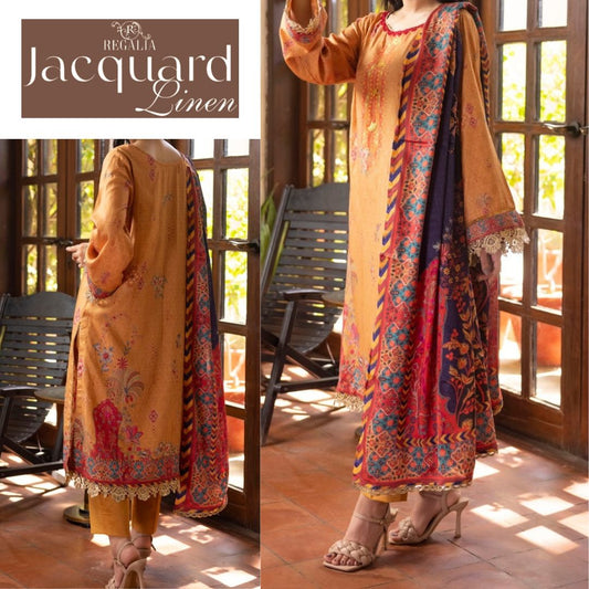 Jacquard Linen 3 Piece (1416-002) Regalia