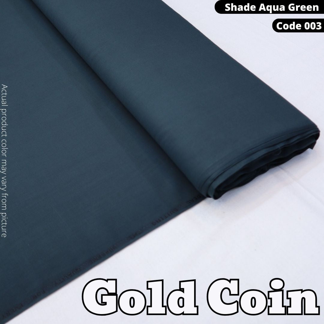 Gold Coin Aqua Green (1417-003)