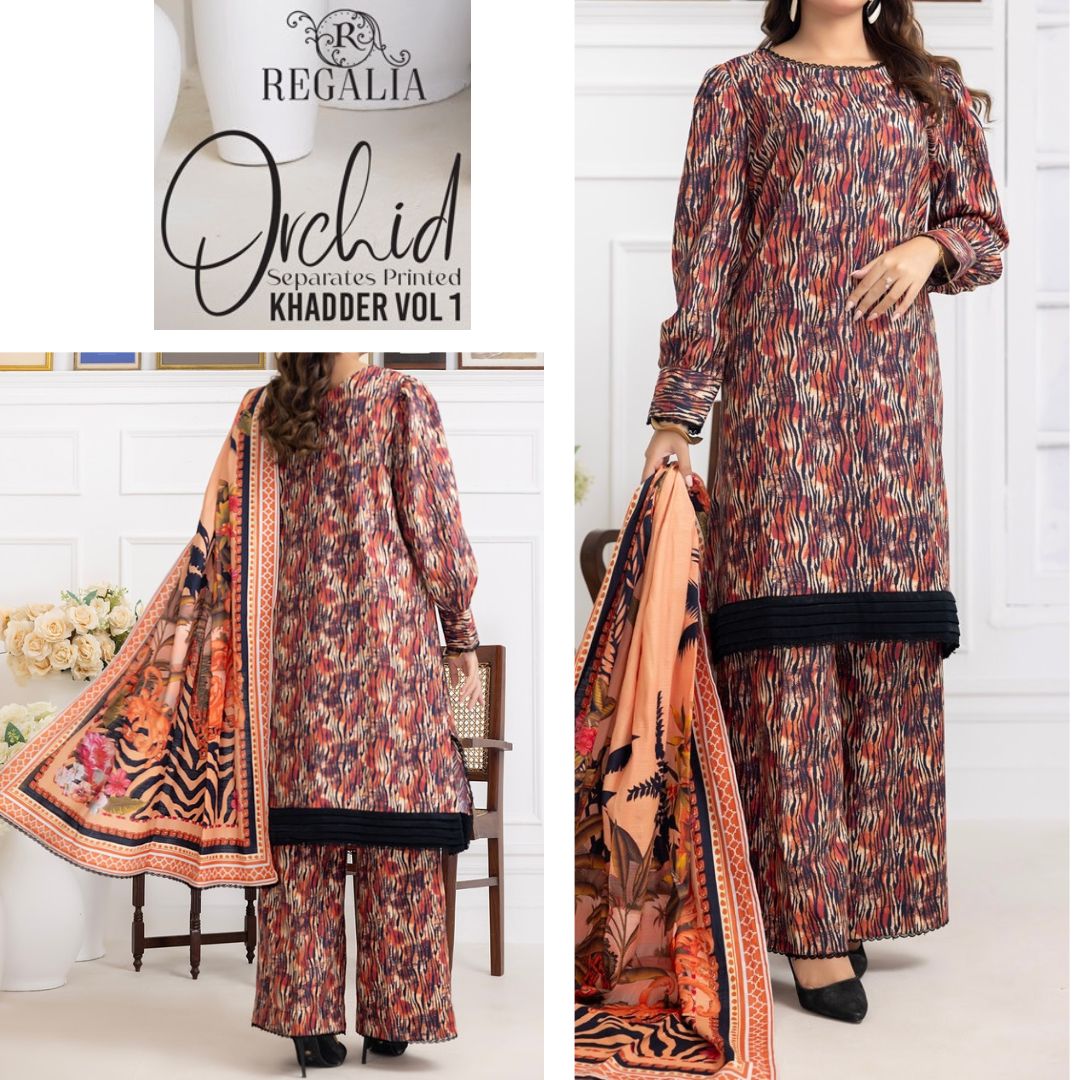 Orchid Digital Khaddar (1423-001) Regalia