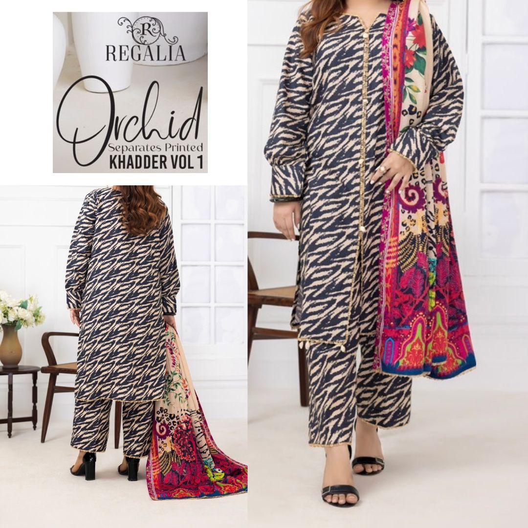 Orchid Digital Khaddar (1423-002) Regalia