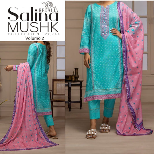 Salina Mushk Lawn (1452-001) Regalia