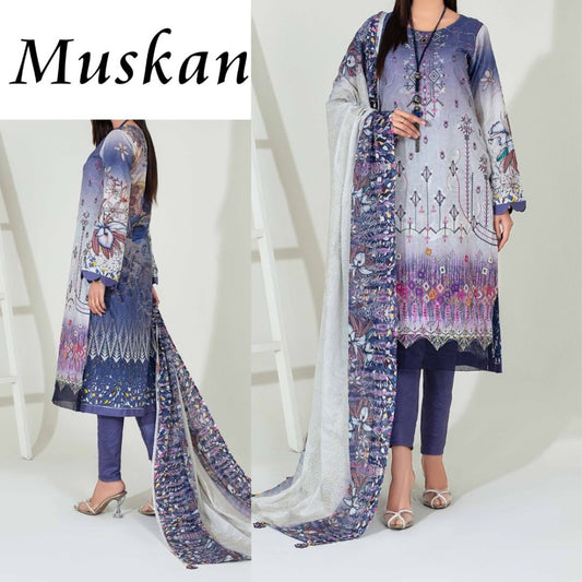 Muskan Embroidered Dupatta Fatima Collection (1458-007)