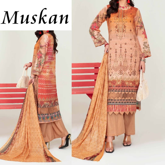 Muskan Embroidered Dupatta Fatima Collection (1458-008)