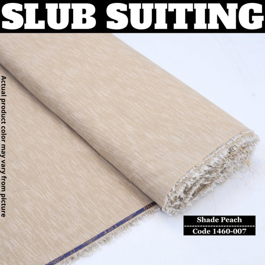 Slub Suiting Gents Peach (1460-007)