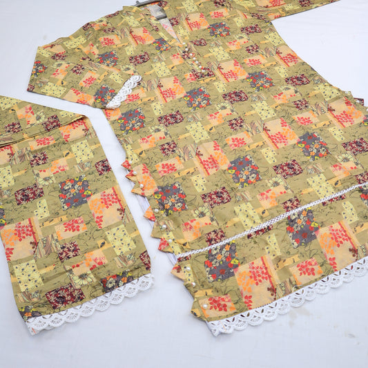 Stitch Lawn 2 Piece OK Collection (1462-014)