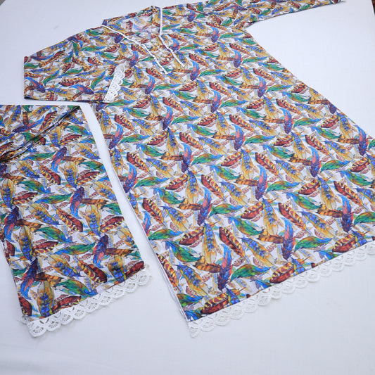 Stitch Lawn 2 Piece OK Collection (1463-011)