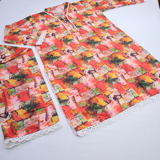 Stitch Lawn 2 Piece OK Collection (1463-012)