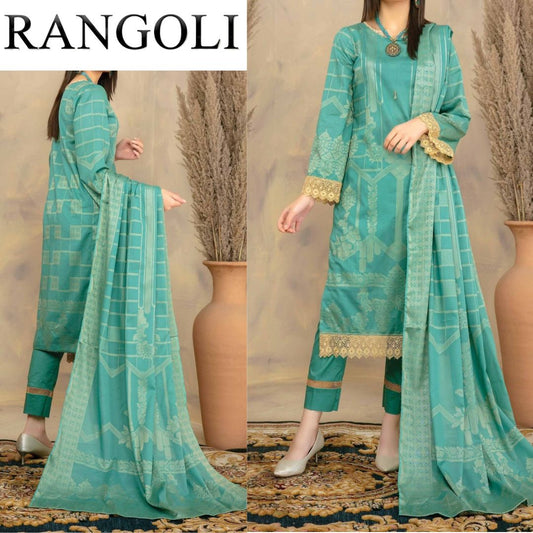 Rangoli Jacquard 3 Piece (1480-006)
