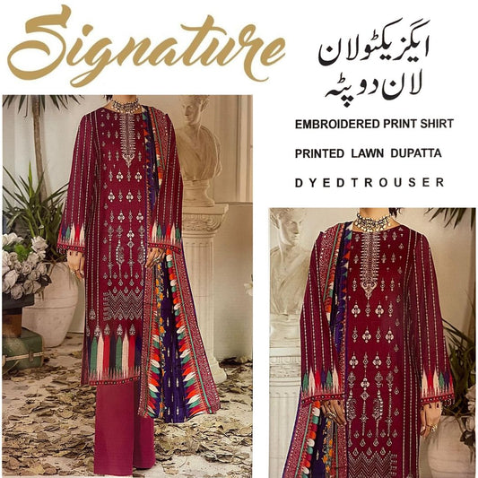 Signature Executive Lawn Embroidered (1483-003)