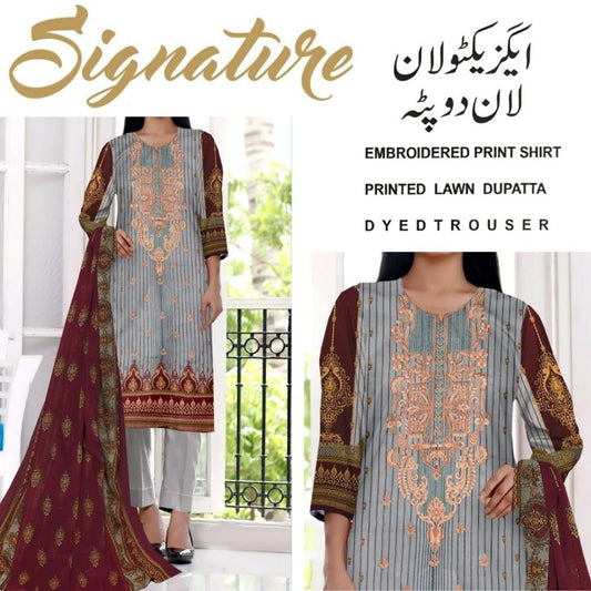 Signature Executive Lawn Embroidered (1483-010)