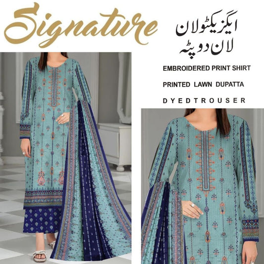 Signature Executive Lawn Embroidered (1483-012)