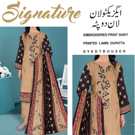 Signature Executive Lawn Embroidered (1483-016)