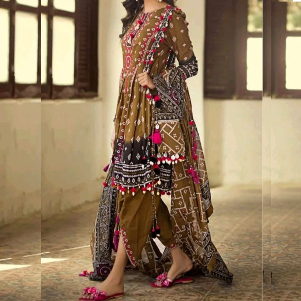 Gul Ahmed Lawn Chunri Collection (1490-003)