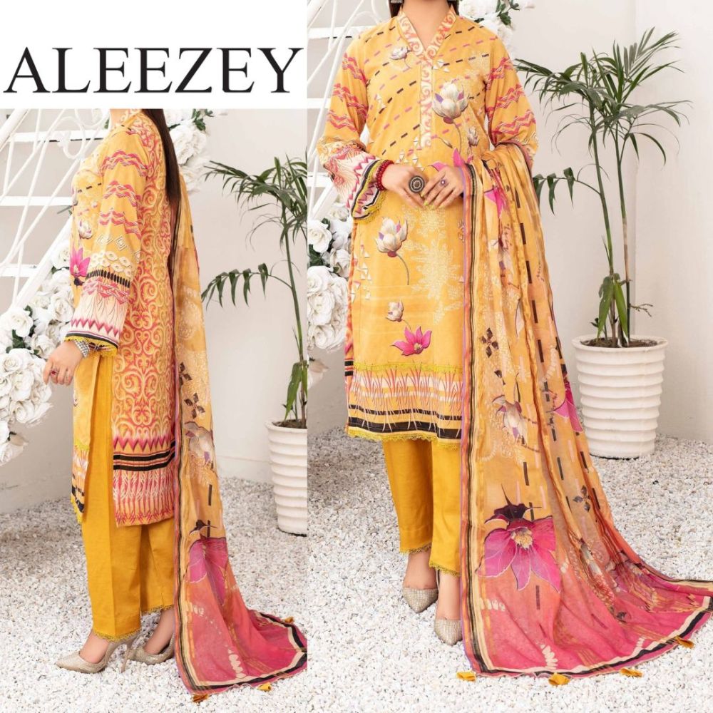 Fatima Collection Aleezay Lawn Bana Dora (1491-003)