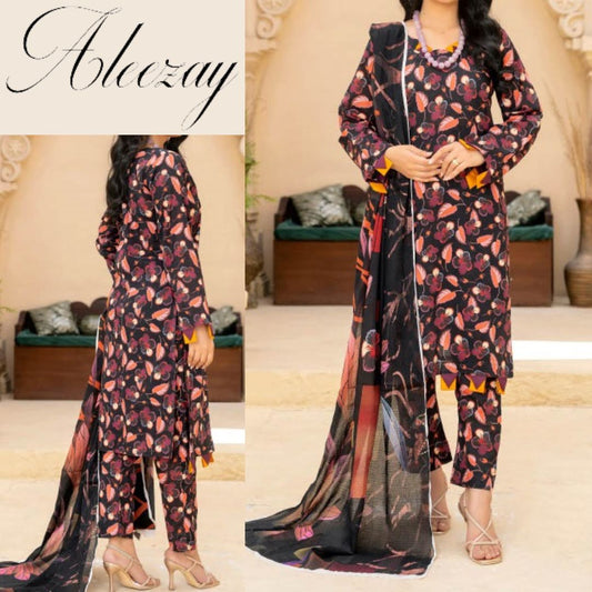 Fatima Collection Aleezay Bana Dora Lawn (1495-004)