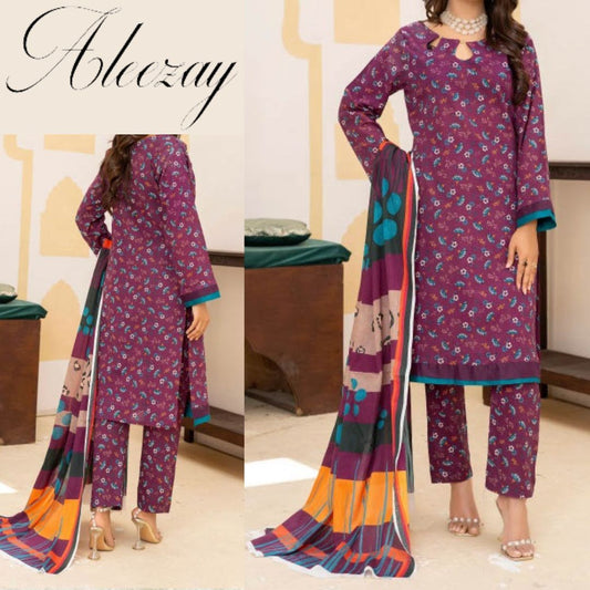 Fatima Collection Aleezay Bana Dora Lawn (1495-009)