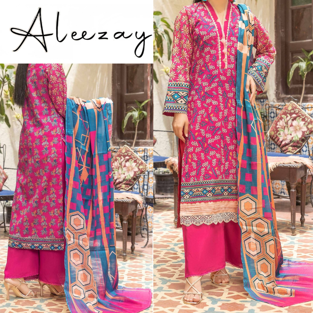 Fatima Collection Aleezay Bana Dora Lawn (1497-001)