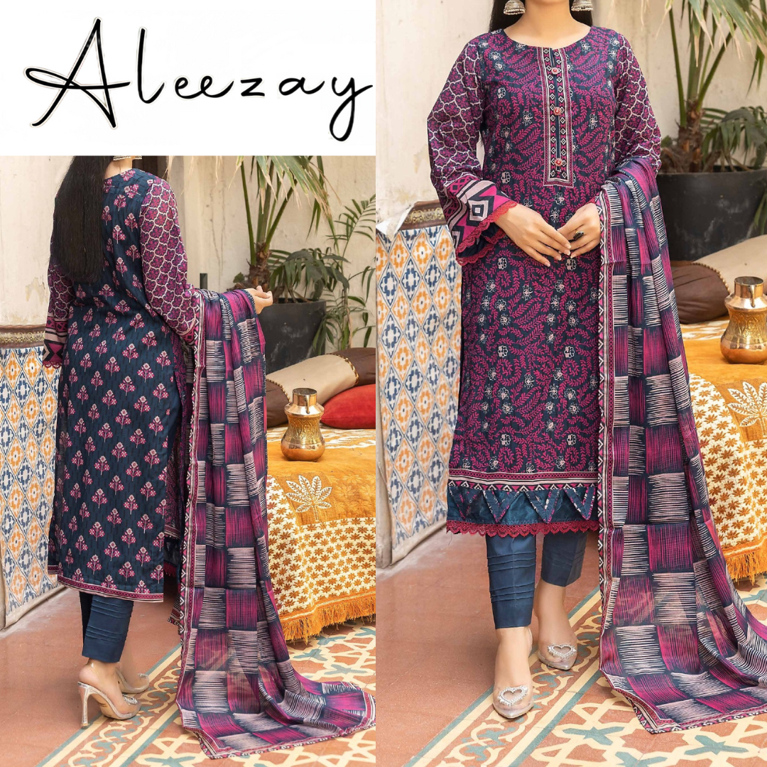 Fatima Collection Aleezay Bana Dora Lawn (1497-003)