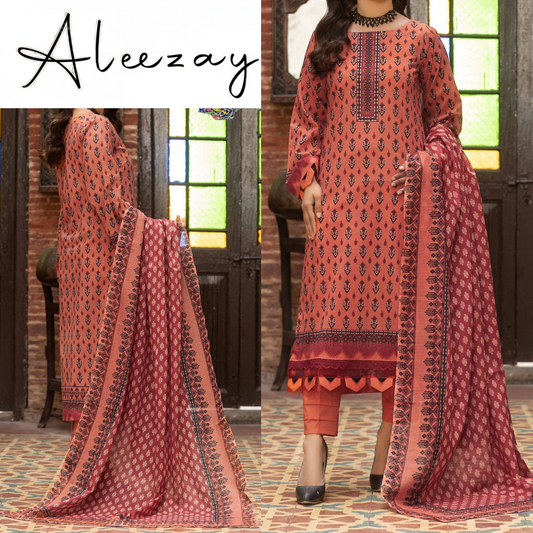 Fatima Collection Aleezay Bana Dora Lawn (1497-010)